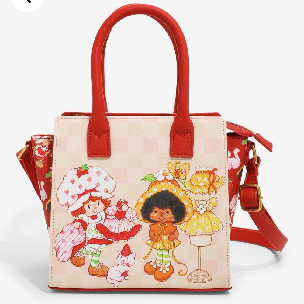 Loungefly Strawberry Shortcake & Orange Blossom Mini Satchel bag - Picture 4 of 4